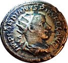 Antoninien -GORDIEN III - PM TR P V COS II PP