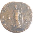 Sestertius - Antoninus Pius (LIBERTAS COS IIII, Liberty standing left)