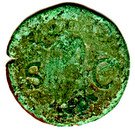 As - Titus (SC; Spes; Strike under Vespasianus; Lugdunum mint)