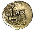 Denarius (Rubria: Lucius Rubrius Dossenus; DOS / L•RVBRI)