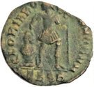 Nummus - Valentinianus I (GLORIA ROMANORVM; Thessalonica mint)