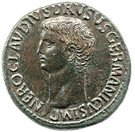 Sestertius - Nero Claudius Drusus (TI CLAVDIVS CAESAR AVG P M TR P IMP SC; Honour Strike under Claudius; Rome mint)