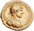 Aureus - Hadrianus (PM TRP COS III; Jupiter holding thunderbolt; Rome)