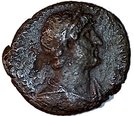As - Hadrianus (Pax: PM TR P COS III)