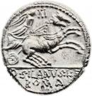 Denarius (Junia: Decimus Junius Silanus; D•SILANVS•L•F ROMA)