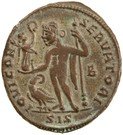 Follis - Constantinus Ist (IOVI CONSERVATORI; Siscia)