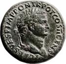 Sestertius - Titus (SC; Strike under Vespasianus; Rome mint)