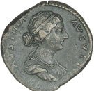 Sestertius - Faustina II (FECVNDITAS)