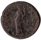 Dupondius - Vespasianus (FORTVNAE REDVCI SC; Lugdunum)