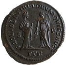 Follis - Diocletianus (PROVIDENTIA DEORVM QVIES AVGG SF; Treveri)
