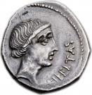 Denarius - Brutus (LIBERTAS / CAEPIO•BRVTVS•PRO•COS)