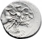 Denarius (Plautia: Lucius Plautius Plancus; L•PLAVTIVS / PLANCVS)