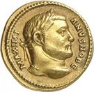 Aureus - Galerius (IOVI CONSERVAT AVGG ET CAESS NN; Strike as Caesar under Diocletianus; Treveri)