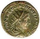 Antoninianus - Volusianus (PAX AVGG; Rome)
