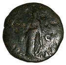As - Commodus (TR P VII IMP IIII COS III P P/S-C; Minerva)