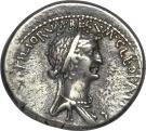 Denarius - Marcus Antonius (ANTONI•ARMENIA•DEVICTA / CLEOPATRAE•REGINAE•REGVM•FILIORVM•REGVM)