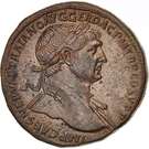 Sestertius - Trajanus (SPQR OPTIMO PRINCIPI - Pax)