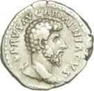 Denarius - Lucius Verus (TR P IIII IMP II COS II, armored Mars)