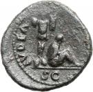 As - Vespasianus (IVDEA CAPTA SC; Rome mint)