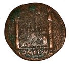 As - Tiberius (ROM ET AVG; Strike under Augustus; Lugdunum mint)
