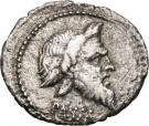 Denarius (Vibia: Gaius Vibius Pansa; PANSA / C•VIBIVS•C•F)