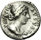Denarius - Faustina II (HILARITAS)