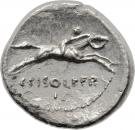 Denarius (Calpurnia: Gaius Calpurnius Piso Frugi; C•PISO•L•F•FR)