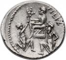 Denarius (Cornelia: Faustus Cornelius Sulla; FAVSTVS / FELIX)