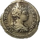 Denarius - Geta (as Caesar ) 'Securit. Imperii'