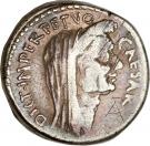 Denarius - Julius Caesar (CAESAR DICT•PERPETVO / C•MARIDIANVS)