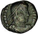 Nummus - Valentinianus I (GLORIA ROMANORVM; Thessalonica mint)
