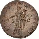 Sestertius - Trajanus (SPQR OPTIMO PRINCIPI - Pax)
