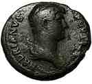 As - Hadrianus (COS III PP SC; horse to right)