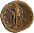 Sestertius - Lucius Aelius (TR POT COS II SC; Spes; Strike under Hadrianus; Rome)