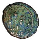 Nummus - Constantius II (GLORIA EXERCITVS; Alexandria mint)