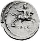Denarius - Vespasianus (COS V)