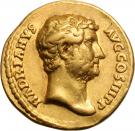 Aureus - Hadrianus (ADVENTVI AVG ITALIAE)