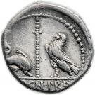 Denarius - Pompeius Magnus (VARRO•PRO•Q / MAGN•PRO COS)