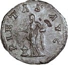 Denarius - Severus Alexander - PIETAS AVG (222-223 AD, Rome mint)