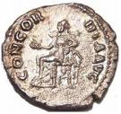 Denarius - Sabina (HADRIANI AVG PP / CONCORDIA AVG; Rome)