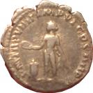 Denarius - Commodus (PM TR P VIIII IMP VI COS IIII PP; Genius)