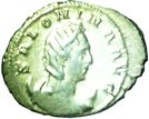 Antoninianus - Salonina (VESTA; seated with palladium; Lugdunum)