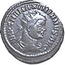 Antoninien -Maximien Hercule -CONCORDIA MILITVM , Cyzique