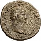 Sestertius - Nero (SC; Triumphal Arch; Rome mint)