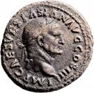 As - Vespasianus (IVDAEA CAPTA SC; Rome mint)