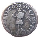 Denier Domitien - IMP XXII COS XVII CENS P P P