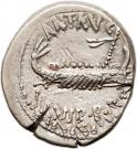 Denarius - Marcus Antonius (ANT•AVG III•V•R•P•C / LEG VI)