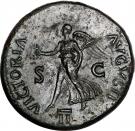 Dupondius - Nero (VICTORIA AVGVSTI SC; Rome mint)