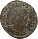 Follis - Constantinus II (GLORIA EXERCITVS; one standard; Thessalonica)