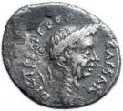 Denarius - Julius Caesar (CAESAR DICT•PERPETVO / P•SEPVLLIVS MACER)